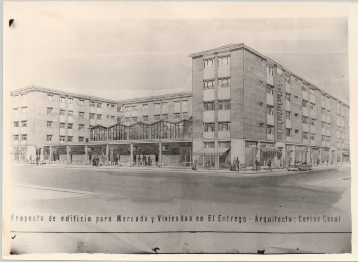 Mercado de El Entrego,1969